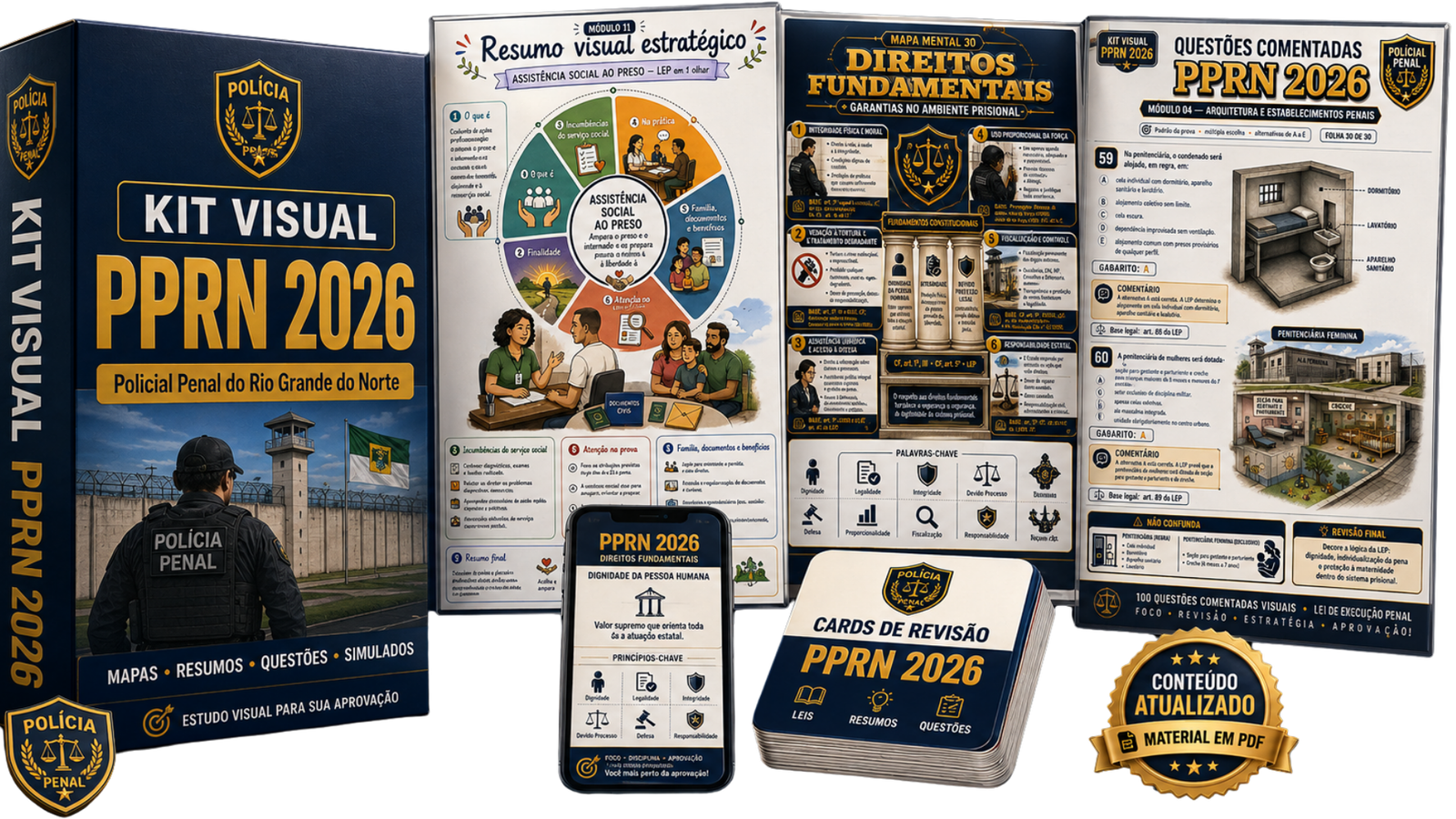 Mockup do Kit Visual Completo PPRN 2026