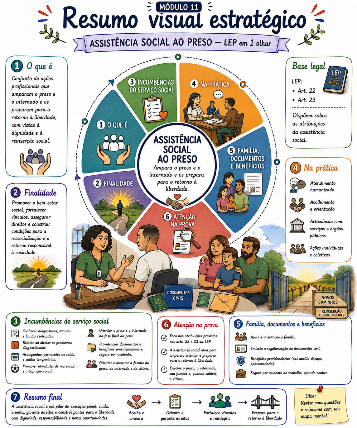 Amostra visual do material de preparação para a PPRN 2026
